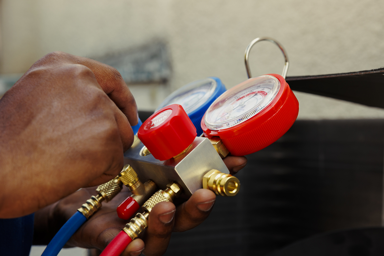 Refrigerant line repair and service
