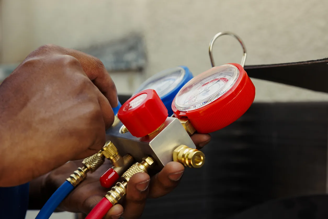 Refrigerant line repair and service